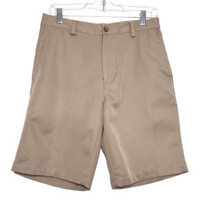 Chaps Golf 78 beige flat front shorts, Men's size 30, EUC